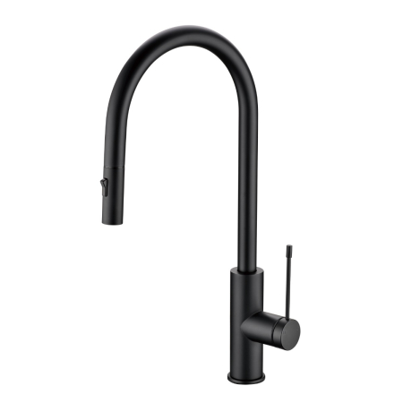Aziz-II Pull Out Sink Mixer Matte Black