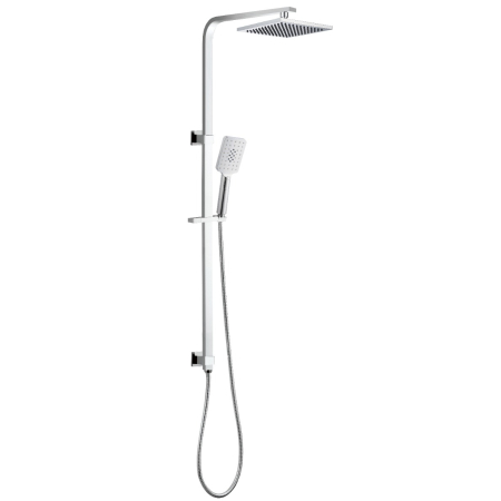 Eden Square Multi-function Shower Set Chrome, 200mm Plastic Shower Head