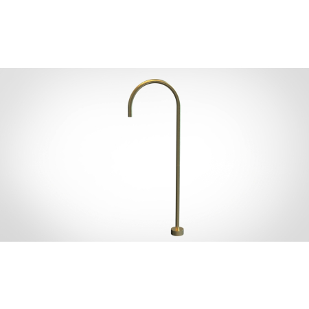 Yale  Round Floor-mounted Bath Spout Brushed Gold 