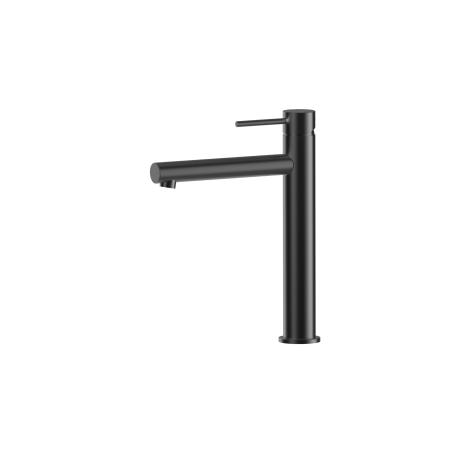 Otus Slimline SS Highrise Basin Mixer in Matte Black