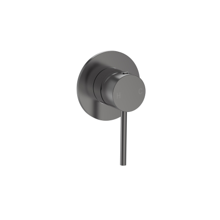 Otus Slimline SS Wall Mixer Trim Kits in Gun Metal 