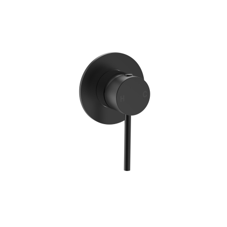 Otus Slimline SS Wall Mixer Trim Kits in Matt Black