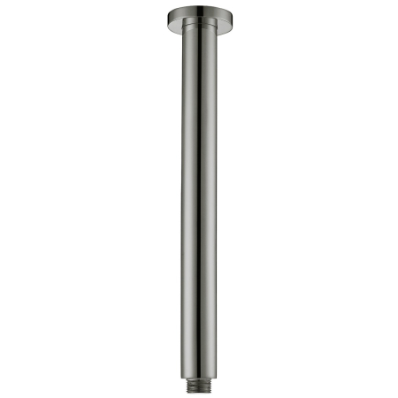 Round Vertical Shower Arm Brushed Nickel