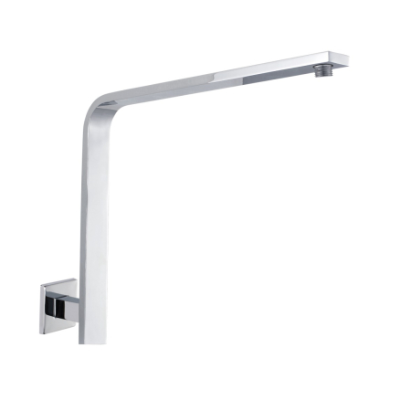 Rectangle Curved Shower Arm Chrome