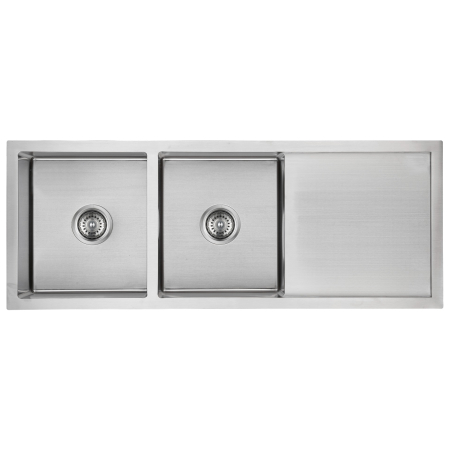 Eden Double Bowl & Single Drainer Sink 1160mm x 450mm x 208mm Stainless Steel
