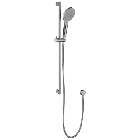 Cora Round Sliding Shower Set Brushed Nickel