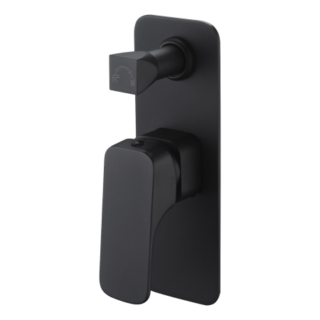 Eden Wall Mixer with Diverter Matt Black