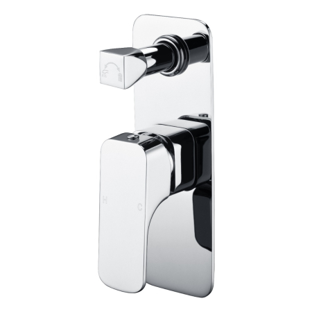 Eden Wall Mixer with Diverter Chrome