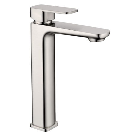 Nova High Rise Basin Mixer Brushed Nickel 