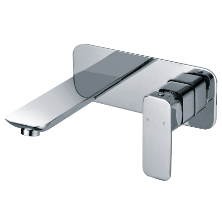 Nova Wall Basin Mixer Chrome