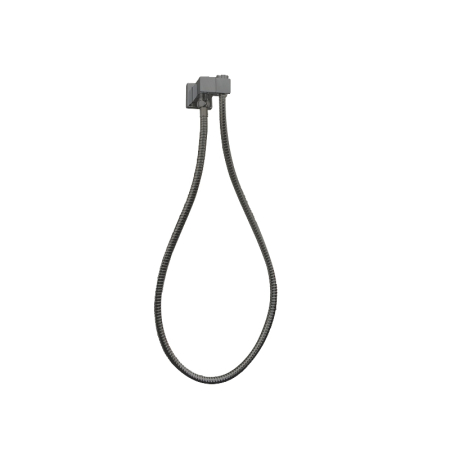Esperia Gun Metal Grey Shower Holder & Connector