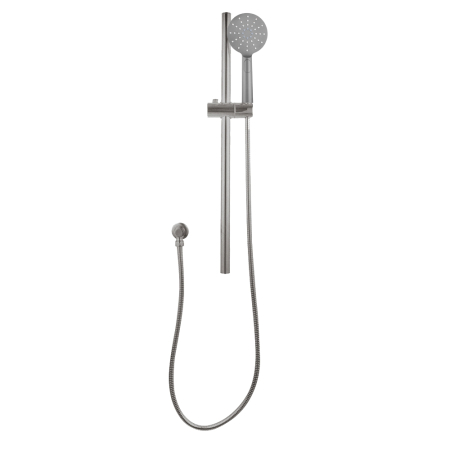Pentro Brushed Nickel  Round Handheld Shower Rail Set