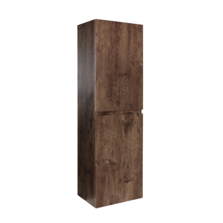 1350mm Dark Oak MDF Cabinet Bathroom Vanity 2 Doors Tall Boy