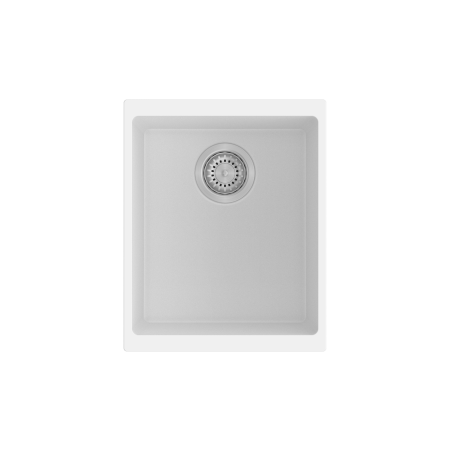 370*460*200mm Carysil White Single Bowl Granite Kitchen/Laundry Sink Top/Flush/Under Mount