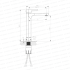 Chrome Bathroom Tall Basin Sink Mixer Tap