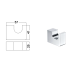 Seto Robe Hook Chrome