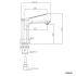 Rushy Black  Basin Mixer Bathroom Tapware