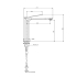 Rushy Black Tall Basin Mixer Bathroom Tapware