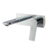 Rushy Square Chrome Wall Mixer with Spout Bathroom Tapware