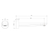 Black Bathtub/Basin Wall Spout