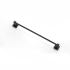 Black Single Towel Rail 600mm