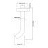 Round Matte Black Bathtub/Basin Wall Spout
