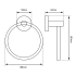 Round Black Hand Towel Ring