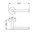 Black Round Stainless Steel Wall Mounted Toilet Paper Roll Holder