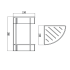 Matte Black Stainless Steel 2 Tier Shower Caddy Shelf