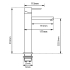 Black Tall Basin Mixer