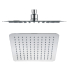 Chrome Super-slim Square Rainfall Shower Head 250mm