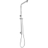 Round Chrome Shower Station(Right Angle) without Shower Head and Handheld Shower