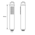 Round Chrome Handheld Shower Handheld Sprayer Head