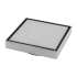 Chrome Shower Grate Floor Waste Drain Smart Insert Tile 120*120mm