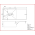 304 Stainless Steel Hand-made Single Bowl Kitchen Sink(Round Edges) 960*450*230mm