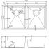 304 Stainless Steel Hand-made Single Bowl Kitchen Sink(Round Edges) 740*440*200mm