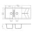 Carysil Jazz White Double Bowl with Drainer Granite Kitchen Sink 1150*500mm