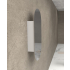 450x900mm Oval Matte White Mirror Cabinet MDF 1/DR Shaving Cabinet