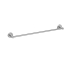600mm Otus Slimline Single Towel Rail Brushed Stainless Steel