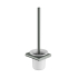 Cora Round Cornered Rectangle Toilet Brush Holder Gun Metal
