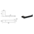 Flores Toilet Roll Holder Matt Black