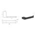 Ceram Toilet Roll Holder Matt Black
