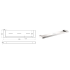 Ceram Cosmetic Shelf Brushed Nickel