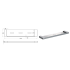 Ceram Cosmetic Shelf Chrome
