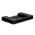 Ceram Soap Holder Matt Black
