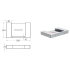 Ceram Soap Holder Chrome