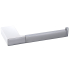 Eden Toilet Roll Holder Chrome & White