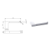 Eden Toilet Roll Holder Chrome & White