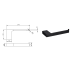 Eden Toilet Roll Holder Matt Black