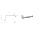 Eden Toilet Roll Holder Chrome